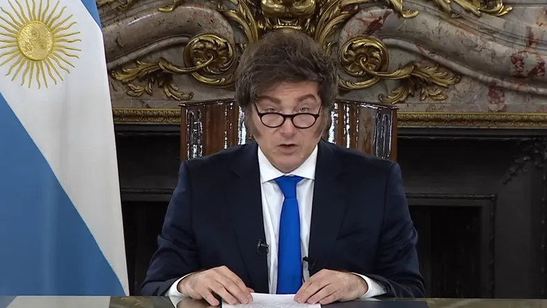 milei cadena nacional